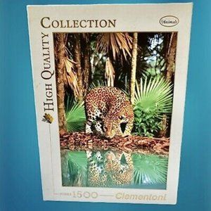 Clementoni Jigsaw Puzzle LEOPARD 1500 pieces High Quality Collection Animals